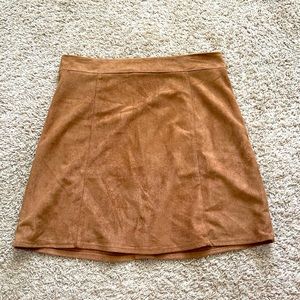 Bishop + young suede miniskirt, size s